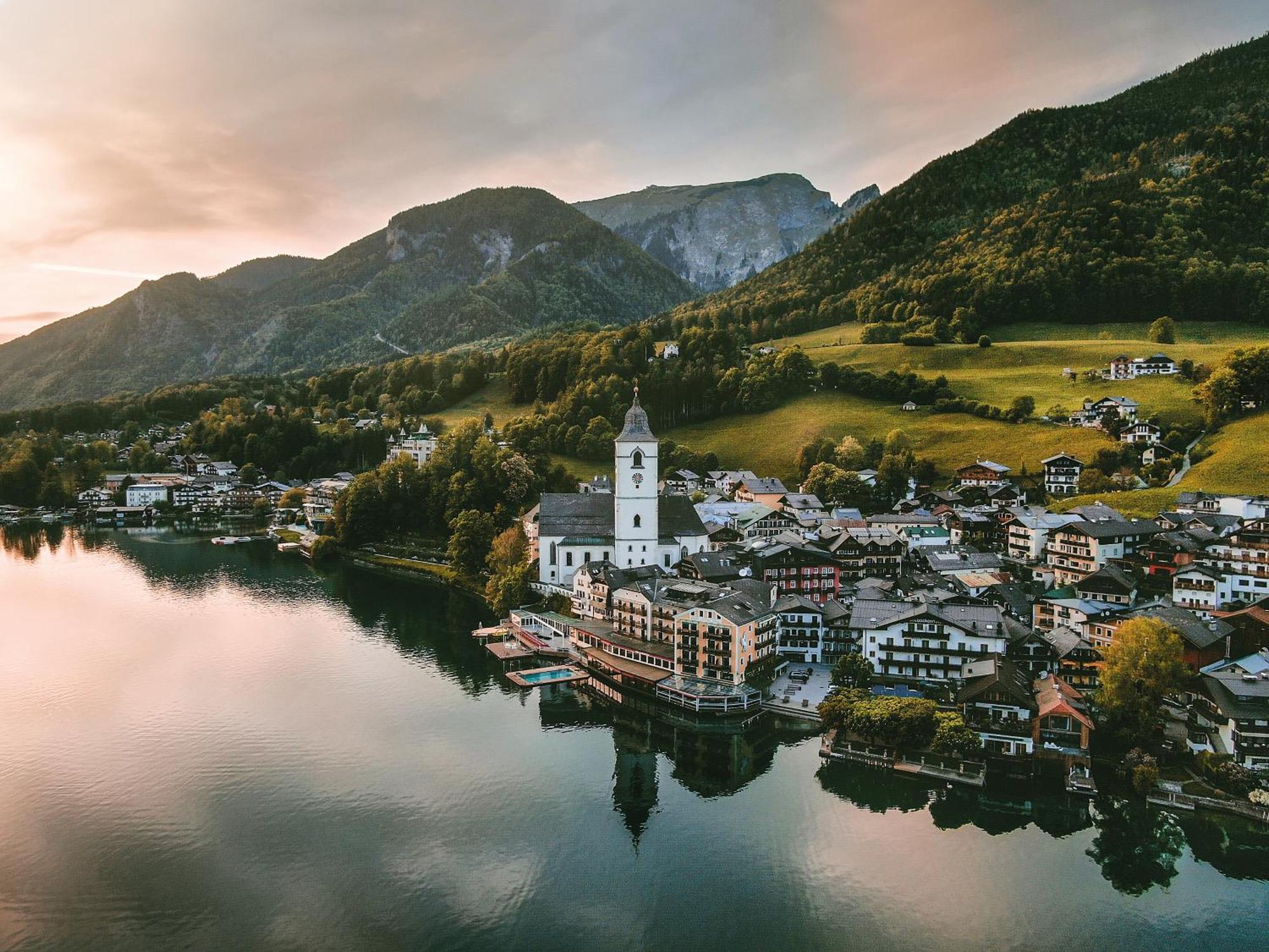 Romantik Hotel Im Weissen Roessl Am Wolfgangsee Saint Wolfgang Exterior foto